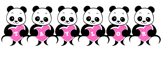 Taylor love-panda logo