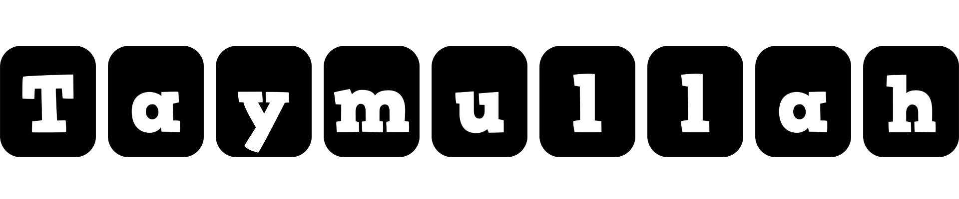 Taymullah box logo