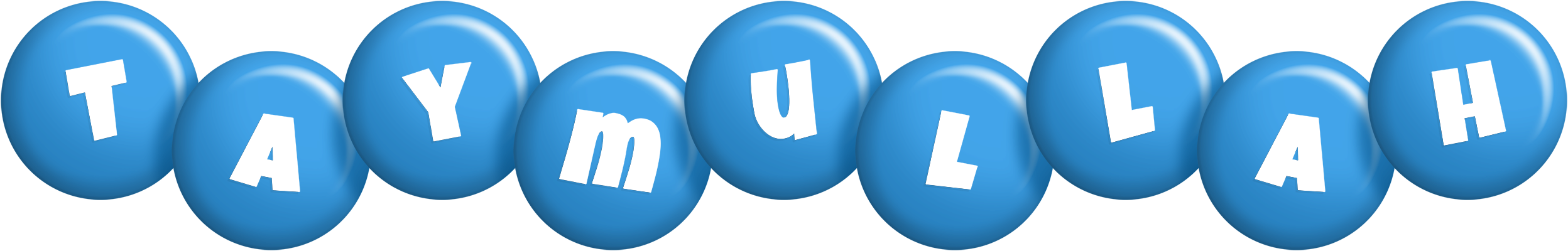 Taymullah candy-blue logo