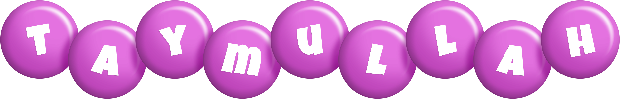 Taymullah candy-purple logo
