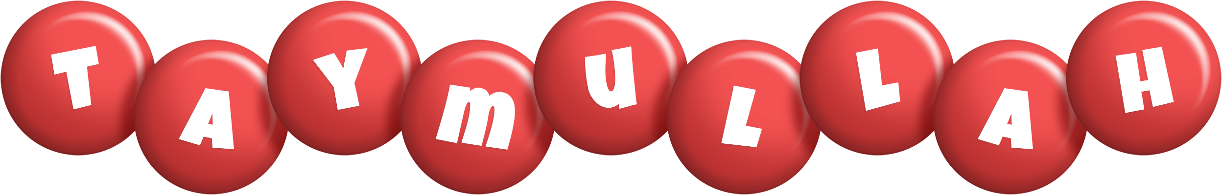 Taymullah candy-red logo