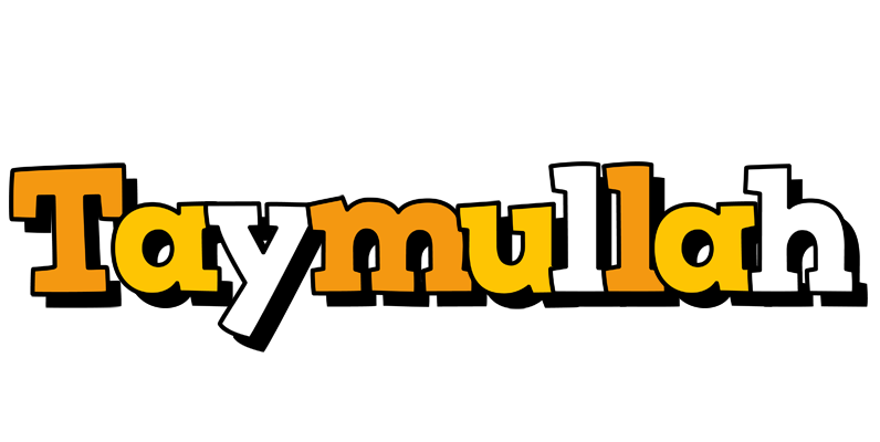 Taymullah cartoon logo