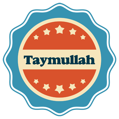 Taymullah labels logo