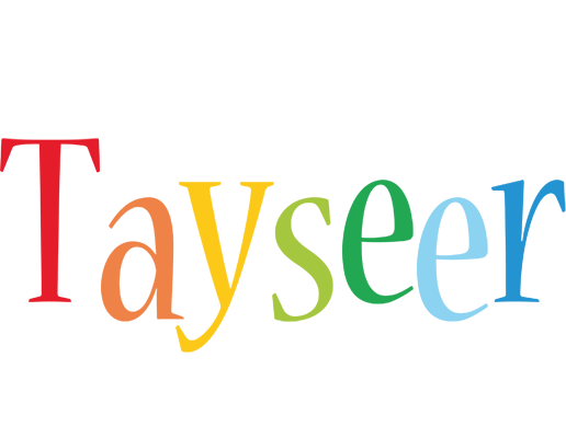 Tayseer birthday logo