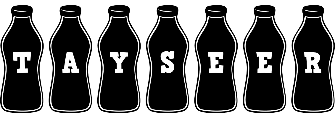 Tayseer bottle logo