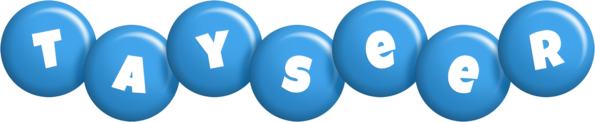 Tayseer candy-blue logo