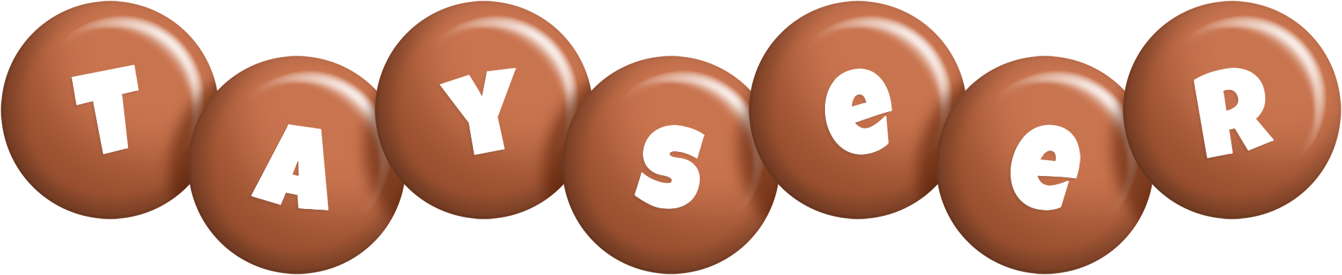 Tayseer candy-brown logo