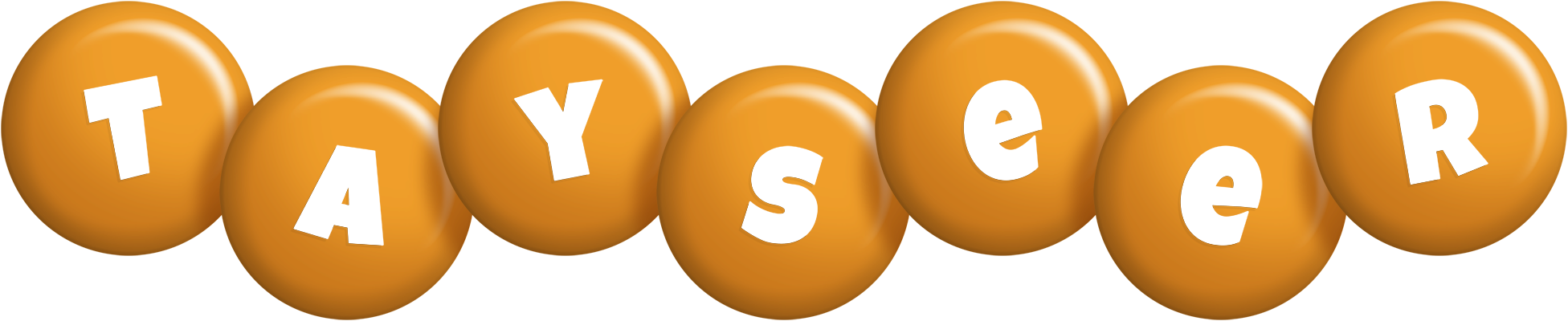 Tayseer candy-orange logo