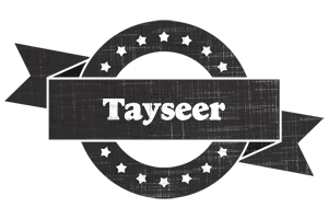 Tayseer grunge logo