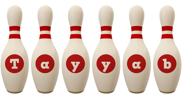 Tayyab bowling-pin logo