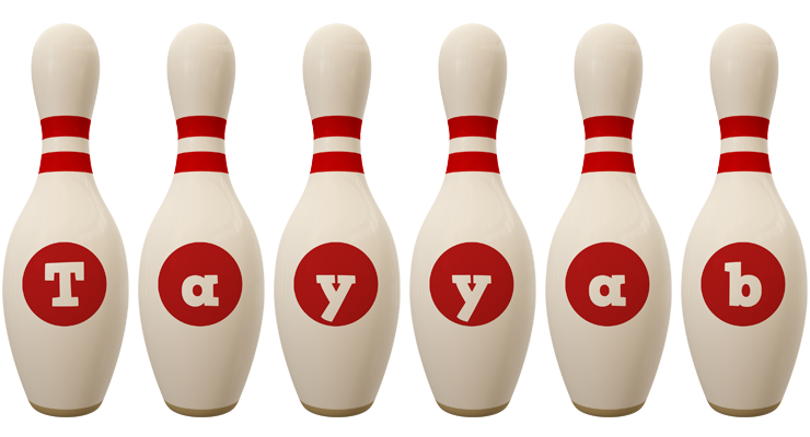 Tayyab bowling-pin logo