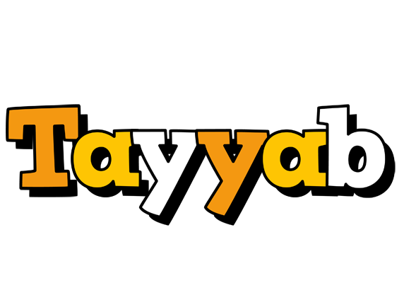 Tayyab cartoon logo