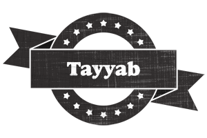 Tayyab grunge logo