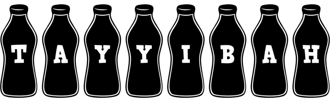 Tayyibah bottle logo