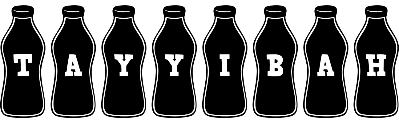 Tayyibah bottle logo