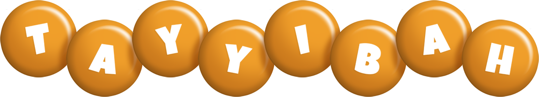 Tayyibah candy-orange logo