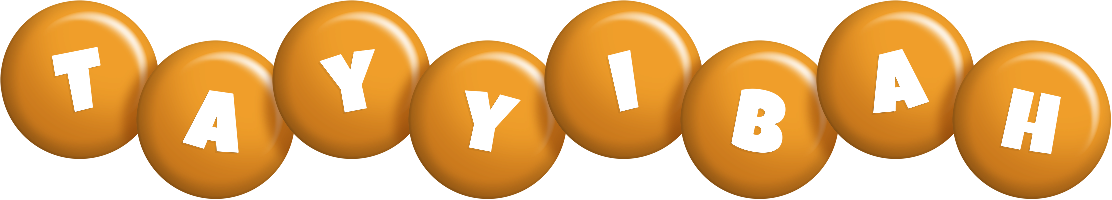 Tayyibah candy-orange logo
