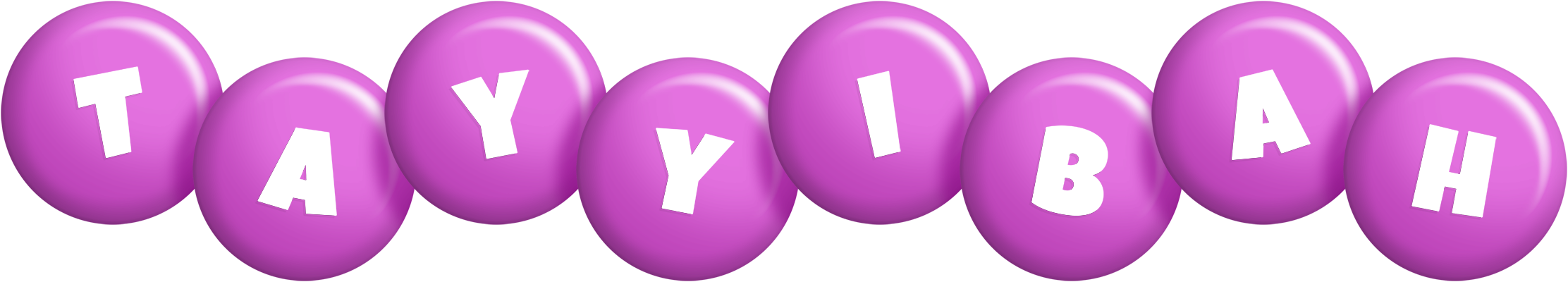 Tayyibah candy-purple logo