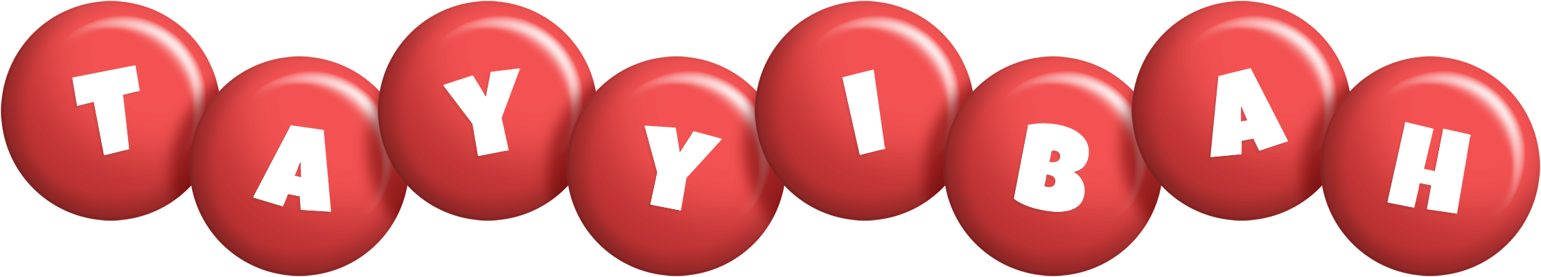 Tayyibah candy-red logo