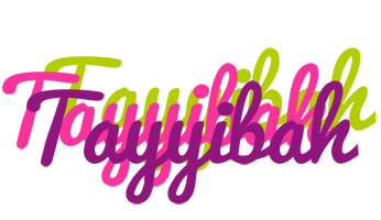 Tayyibah flowers logo