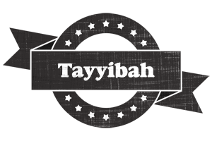 Tayyibah grunge logo