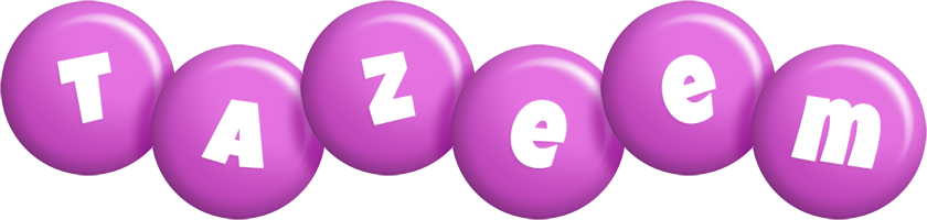 Tazeem candy-purple logo