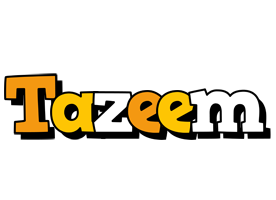 Tazeem cartoon logo