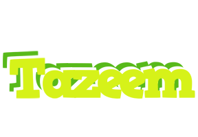 Tazeem citrus logo