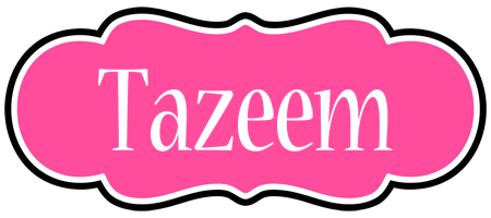 Tazeem invitation logo