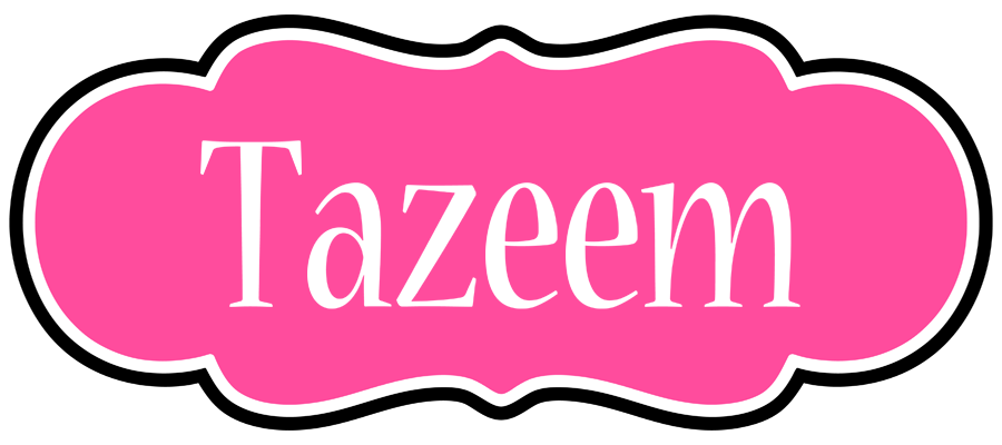 Tazeem invitation logo