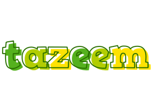 Tazeem juice logo