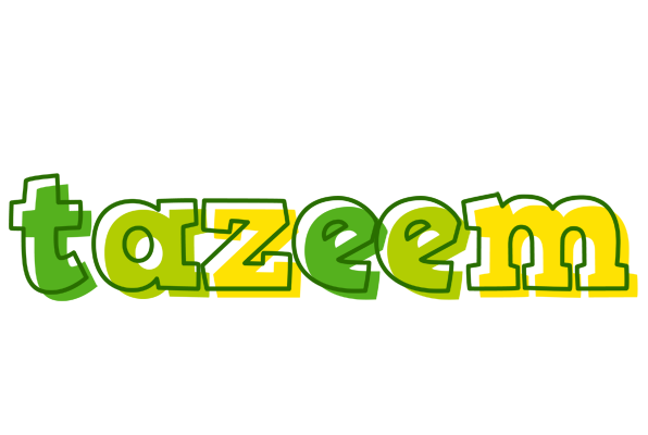 Tazeem juice logo