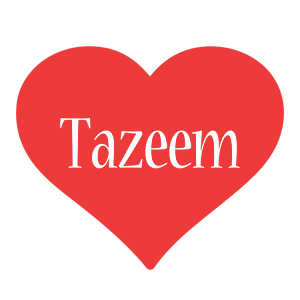 Tazeem love logo