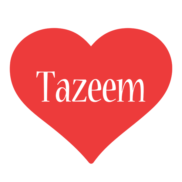Tazeem love logo