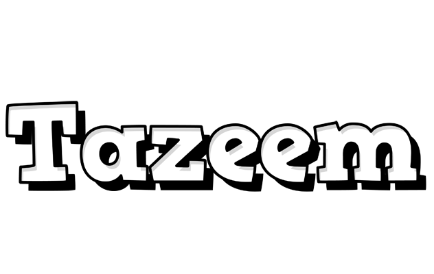 Tazeem snowing logo