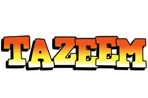 Tazeem sunset logo