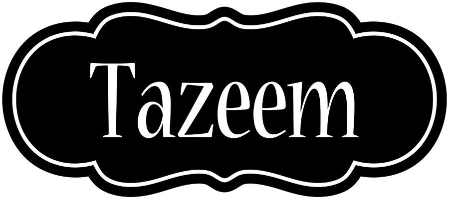 Tazeem welcome logo