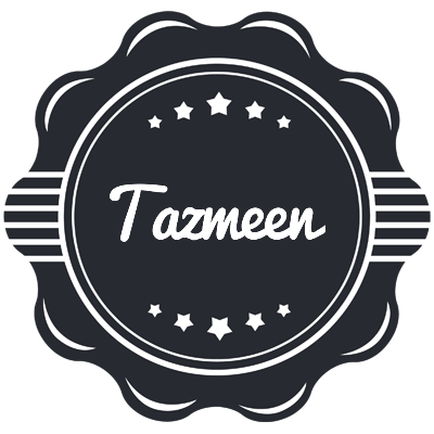 Tazmeen badge logo