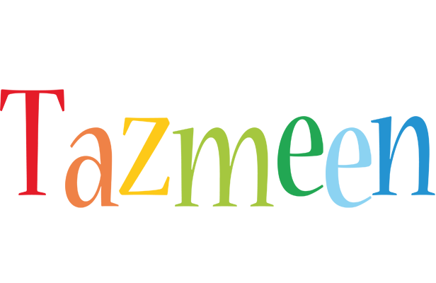 Tazmeen birthday logo