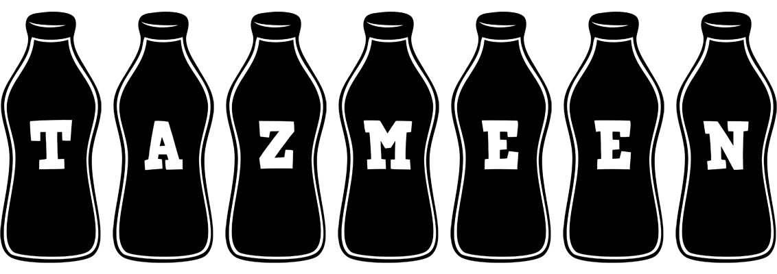 Tazmeen bottle logo