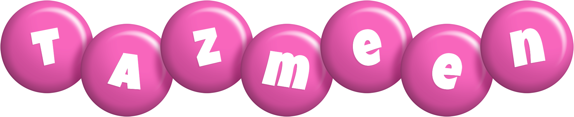 Tazmeen candy-pink logo