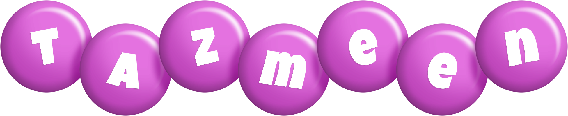 Tazmeen candy-purple logo