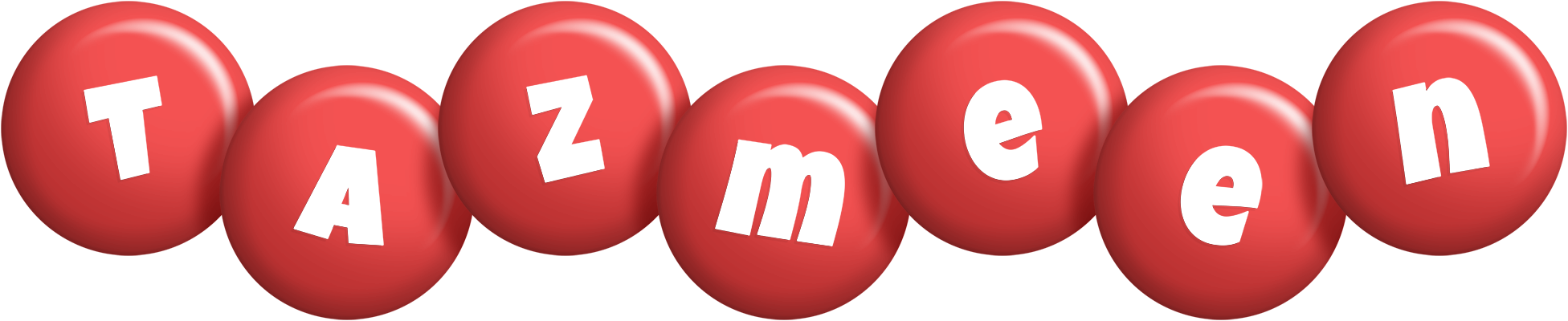 Tazmeen candy-red logo