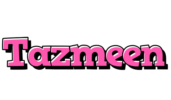 Tazmeen girlish logo