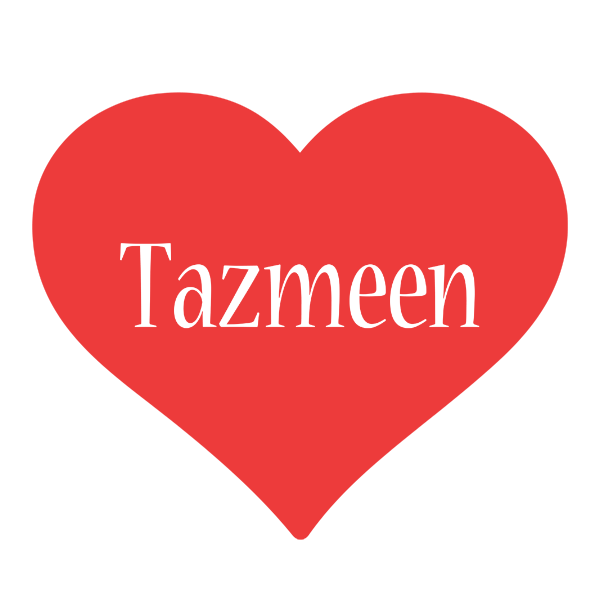Tazmeen love logo