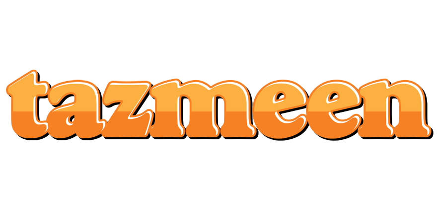 Tazmeen orange logo