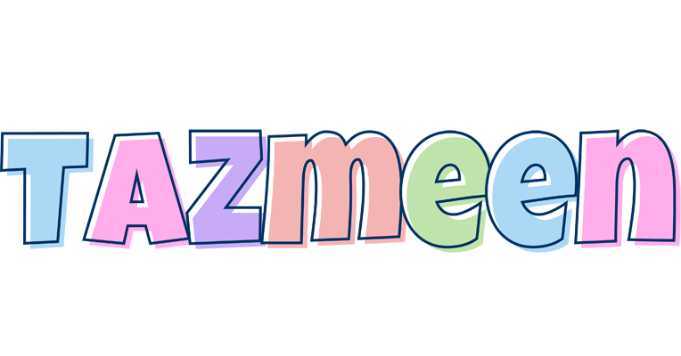 Tazmeen pastel logo
