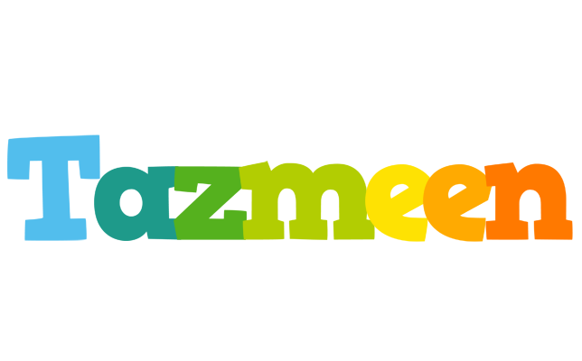 Tazmeen rainbows logo