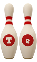 Te bowling-pin logo