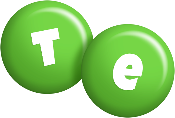 Te candy-green logo